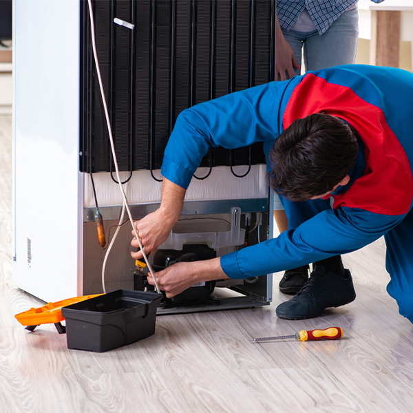 how much do you charge for refrigerator repair services in Desert Palms California